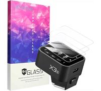 Blueshaweu 3 Pezzi Vetro Temperato Compatibile per Godox X3/X3 PRO, Pellicola Protettiva Schermo in Vetro Temperato Alta Risoluzione Compatibile con Godox X3/X3 PRO C/N/S/F/O Flash (Per X3)