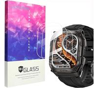 Blueshaweu 3 Pezzi Vetro Temperato Compatibile per KOSPET Tank M4 Smartwatch, Pellicola Protettiva Schermo in Vetro Temperato Alta Risoluzione Compatibile per KOSPET Tank M4 (Glass)