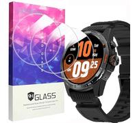 Blueshaweu 3 Pezzi Vetro Temperato Compatibile per TicWatch Atlas Smartwatch, Pellicola Protettiva Schermo in Vetro Temperato Alta Risoluzione TicWatch Atlas Smartwatch. (Glass)