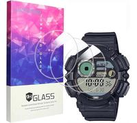 Blueshaweu 3 Pezzi Vetro Temperato Compatibile per WS1500H watch, Pellicola Protettiva Schermo in Vetro Temperato Alta Risoluzione Compatibile con Casio watch WS1500H (Glass)