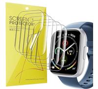 Blueshaweu 6 Pezzi Pellicola Compatibile Cillso T80 1,95” Smartwatch,Pellicola Protettiva Compatibile per Cillso Smartwatch T80 1,95”,Sensibile al Tatto,Senza Bolle,HD TPU Film (Trasparente)
