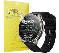 Blueshaweu 6 Pezzi Pellicola Compatibile per Amazfit Cheetah 2 Ultra 47mm GPS,Pellicola Protettiva per Amazfit Cheetah 2 Ultra smartwatch Sensibile al Tatto,Senza Bolle,HD TPU Film (TPU)