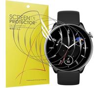Blueshaweu 6 Pezzi Pellicola Compatibile per Amazfit GTR Mini 43mm Smartwatch,Pellicola Protettiva per GTR Mini 43mm,Sensibile al Tatto, Senza Bolle, HD Trasparente TPU Film (trasparente)