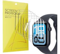 Blueshaweu 6 Pezzi Pellicola Compatibile per Apple Watch SE 3 40mm, 44mm,Pellicola Protettiva Compatibile per Apple Watch SE 3 Sensibile al Tatto,Senza Bolle,HD TPU Film (TPU, 44mm)