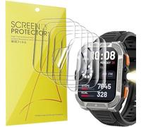 Blueshaweu 6 Pezzi Pellicola Compatibile per Blackview/Baolubao smartwatch W80 PRO 1,91”,Pellicola Protettiva per W80 PRO 1,91” smartwatch Sensibile al Tatto,Senza Bolle,HD TPU Film (TPU)