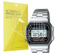 Blueshaweu 6 Pezzi Pellicola Compatibile per Ca-sio F108WH watch, Pellicola Protettiva per F108WH etc serie watch, Sensibile al Tatto, Senza Bolle, HD Trasparente TPU Film. (A168WA(6 Pezzi TPU))