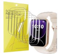 Blueshaweu 6 Pezzi Pellicola Compatibile per Dakofied D1-1,85" Smartwatch -,Pellicola Protettiva Compatibile per Dakofied D1-1,85" smartwatch Sensibile al Tatto,Senza Bolle,HD TPU Film (TPU)