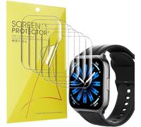 Blueshaweu 6 Pezzi Pellicola Compatibile per HAYLOU Watch 3 1,85" smartwatch,Pellicola Protettiva Compatibile per HAYLOU Watch 3 1,85" smartwatch Sensibile al Tatto,Senza Bolle,HD TPU Film (TPU)