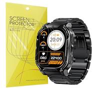Blueshaweu 6 Pezzi Pellicola Compatibile per HIDAMEL M3E 1,96" SmartWatch,Pellicola Protettiva Compatibile per HIDAMEL M3E 1,96",Sensibile al Tatto, Senza Bolle,HD TPU Film (TPU)