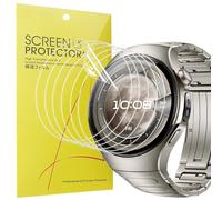 Blueshaweu 6 Pezzi Pellicola Compatibile per huawei watch 5 46mm Smartwatch -,Pellicola Protettiva Compatibile per huawei watch 5 46mm Sensibile al Tatto,Senza Bolle,HD TPU Film (TPU)