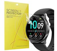 Blueshaweu 6 Pezzi Pellicola Compatibile per IOWODO W40 Smartwatch -,Pellicola Protettiva Compatibile per IOWODO W40 smartwatch Sensibile al Tatto,Senza Bolle,HD TPU Film (TPU)