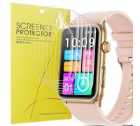 Blueshaweu 6 Pezzi Pellicola Compatibile per Marsyu GE50 Smartwatch -,Pellicola Protettiva Compatibile per Marsyu GE50 smartwatch Sensibile al Tatto,Senza Bolle,HD TPU Film (TPU)