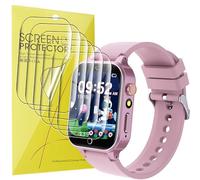Blueshaweu 6 Pezzi Pellicola Compatibile per YEDASAH Bambini Smartwatch D07, Pellicola Protettiva per Bambini Smartwatch D07, Sensibile al Tatto, Senza Bolle, HD Trasparente TPU Film (trasparente)