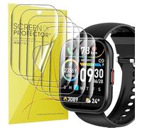 Blueshaweu 6 Pezzi Pellicola per Aptkdoe SmartWatch P114, Pellicola Protettiva Compatibile per Aptkdoe P114 Smartwatch, Sensibile al Tatto, Senza Bolle, HD TPU Film (Trasparente)
