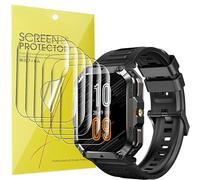 Blueshaweu 6 Pezzi Pellicola per Blackview SmartWatch W70 Pro 2,01", Pellicola Protettiva Compatibile per Blackview W70 Pro 2,01" Smartwatch, Sensibile al Tatto, Senza Bolle, HD TPU Film (TPU)