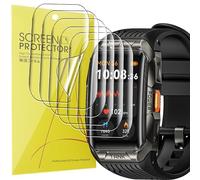 Blueshaweu 6 Pezzi Pellicola per KOSPET TANK X2/X2 Ultra SmartWatch, Pellicola Protettiva per TANK X2/X2 Ultra Smartwatch, Sensibile al Tatto,Senza Bolle,HD TPU Film (Trasparente, TANK X2)