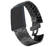 Blueshaweu Acciaio Inossidabile 22mm Cinturino Compatibile con Amazfit Helio Strap,Business Elegante Regolabile Acciaio Inossidabile Cinturino Per Helio Strap (Nero)