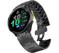 Blueshaweu Acciaio Inossidabile 22mm Cinturino Compatibile con Garmin Forerunner 970 Smartwatch,Business Elegante Regolabile Acciaio Inossidabile Cinturino Per Forerunner 970 (Nero)