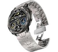 Blueshaweu Acciaio Inossidabile 22mm Cinturino Compatibile con KOSPET Tank Smartwatch,Business Elegante Regolabile Acciaio Inossidabile Cinturino per Tank T3/T4/T2/M2/M3/M4/Ultra (Colore Titanio)