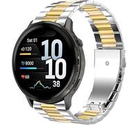 Blueshaweu Business Cinturino Compatibile per ONEPLUS Watch 3 Smartwatch,Cinturino in Acciaio Inossidabile Business Elegante Compatibile con ONEPLUS Watch 3 (Argento Oro)