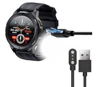 Blueshaweu Cavo di ricarica compatibile con OUKITEL smartwatch uomo BT10 1,43 pollici, cavo caricatore stazione di ricarica per smartwatch OUKITEL BT10 (nero)