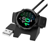Blueshaweu Cavo di Ricarica Magnetico Compatibile con Garmin Forerunner 970 Smartwatch, Caricabatterie USB con Dock di Ricarica per Garmin Forerunner 970 Smartwatch. (Nero)