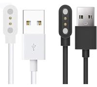 Blueshaweu Cavo di Ricarica USB Magnetica Compatibile con Blackview R30MAX 1,91" Smartwatch - Caricabatterie Cable Caricatore Magnetico USB per R30MAX 1,91" Smartwatch (Nero+Bianco)