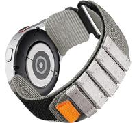 Blueshaweu Cinturino compatibile con Amazfit Active MAX 1,5",22mm robusto cinturino sportivo in nylon anelli tessuti cinturino compatibile con Amazfit Active MAX 1,5" (Cross Grigio)