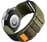 Blueshaweu Cinturino compatibile con Amazfit Active MAX 1,5",22mm robusto cinturino sportivo in nylon anelli tessuti cinturino compatibile con Amazfit Active MAX 1,5" (Cross Verde)