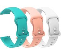 Blueshaweu cinturino compatibile con Amazfit Active MAX 1,5" smartwatch, 22mm classico in morbido silicone sportivo cinturino da uomo e donna compatibile con Amazfit Active MAX 1,5" (Donna 3 pezzi)