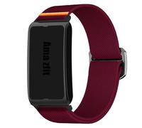 Blueshaweu Cinturino Compatibile con Amazfit Helio Strap - 22mm Cinturino Sportivo in Nylon Robusto con Sgancio Rapido, Design Intrecciato ad Anello,per Helio Strap (Rosso)