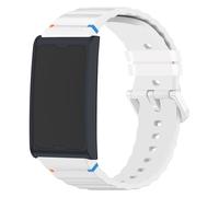 Blueshaweu cinturino compatibile con Amazfit Helio Strap,rilascio rapido 22mm,cinturino di ricambio regolabile in filo intrecciato silicone compatibile per Amazfit Helio Strap (Bianco)
