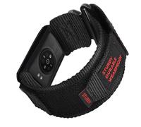 Blueshaweu Cinturino compatibile con Amazfit Helio Strap, robusto cinturino sportivo in nylon anelli tessuti cinturino compatibile con Amazfit Helio Strap (Loop Nero)
