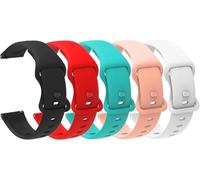 Blueshaweu cinturino compatibile con Baolubao W50pro smartwatch, classico in morbido silicone sportivo cinturino da uomo e donna compatibile con Smartwatch Baolubao W50pro (5 pezzi da donna)