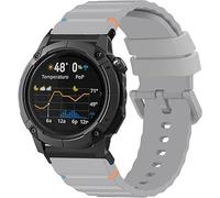 Blueshaweu cinturino compatibile con COROS Smartwatch NOMAD,rilascio rapido 24mm,cinturino di ricambio regolabile in filo intrecciato silicone compatibile per COROS NOMAD (Grigio)