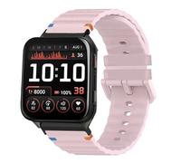 Blueshaweu cinturino compatibile con Garmin Smartwatch Venu X1,rilascio rapido 24mm,cinturino di ricambio regolabile in filo intrecciato silicone compatibile per Garmin Venu X1 (Rosa)