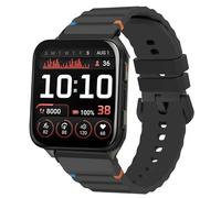 Blueshaweu cinturino compatibile con Garmin Smartwatch Venu X1,rilascio rapido 24mm,cinturino di ricambio regolabile in filo intrecciato silicone compatibile per Garmin Venu X1 (Nero)