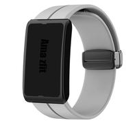 Blueshaweu Cinturino compatibile con Helio Strap, morbido silicone Dual Magnetic Regolabile Braccialetti Compatibile per Amazfit Helio Strap Smart Band Fitness Tracker, Große, silicone, Senza Gemme