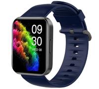 Blueshaweu Cinturino compatibile con orologio intelligente RUIMEN D1, classico, sportivo, in silicone, per smartwatch RUIMEN D1/H1