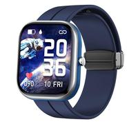 Blueshaweu Cinturino Compatibile con Slothcloud Bambini Smartwatch H97, Morbido Silicone Dual Magnetico Braccialetti Regolabile Compatibile con Slothcloud H97 Smartwatch (Blu)