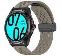 Blueshaweu Cinturino compatibile con Ticwatch Pro 5, magnetico, regolabile, in silicone, per smartwatch Ticwatch Pro 5