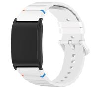 Blueshaweu cinturino compatibile con WHOOP 4.0+Custodia protezione,cinturino di ricambio regolabile in filo intrecciato silicone compatibile per WHOOP 5.0 PEAK,LIFE MG,One,4.0, 3.0 (Bianco)