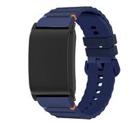 Blueshaweu cinturino compatibile con WHOOP 4.0+Custodia protezione,cinturino di ricambio regolabile in filo intrecciato silicone compatibile per WHOOP 5.0 PEAK,LIFE MG,One,4.0, 3.0 (Blu)