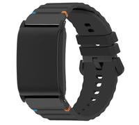 Blueshaweu cinturino compatibile con WHOOP 4.0+Custodia protezione,cinturino di ricambio regolabile in filo intrecciato silicone compatibile per WHOOP 5.0 PEAK,LIFE MG,One,4.0, 3.0 (Nero)