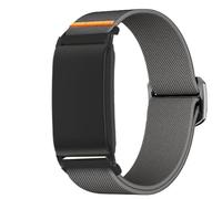 Blueshaweu Cinturino Compatibile con WHOOP 4.0+Custodia protezione - Cinturino Sportivo in Nylon Robusto, Design Intrecciato ad Anello,Compatibile per WHOOP 5.0 PEAK (Grigio)