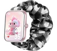Blueshaweu Cinturino compatibile per Alutoria/Ucani/PTHTECHUS S80K 1,83" Smartwatch,cinturino di ricambio elastico intrecciato regolabile per S80K 1,83" Smartwatch (Sbarre)