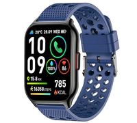 Blueshaweu Cinturino compatibile per smartwatch Popglory P95 da 2,01 pollici, in morbido silicone sportivo di ricambio per smartwatch Popglory P95 / ZOSKVEE P95 / SKG V7-2 / Narcid P95