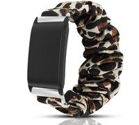 Blueshaweu Cinturino compatibile per WHOOP 4.0+Custodia protezione,cinturino di ricambio elastico intrecciato regolabile compatibile per WHOOP 5.0 PEAK,LIFE MG,One,4.0,3.0 (Stampa Leopardata)