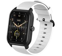 Blueshaweu Cinturino Compatibile per Woneligo 1,8" Smartwatch W13, Classico Silicone Cinturini di Ricambio per Woneligo W13/ IOWODO W13 / TOOBUR IDW13 Smartwatch (bianco)