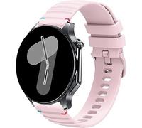 Blueshaweu cinturino compatibile Smartwatch OnePlus Watch 3 43mm,cinturino di ricambio regolabile in filo intrecciato silicone compatibile per OnePlus Watch 3 43mm (Rosa)